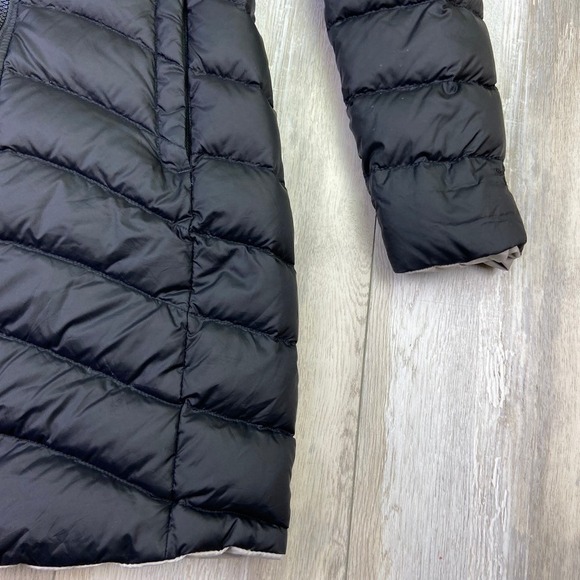 The North Face Hyvent Puffer Jacket Womens XS Black Down Blend Full Zip Quilted - Picture 3 of 16